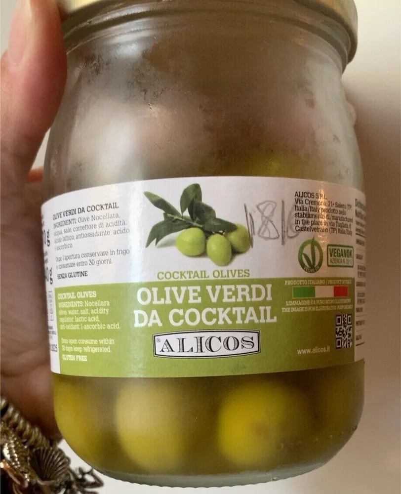 Olive verdi da cocktail