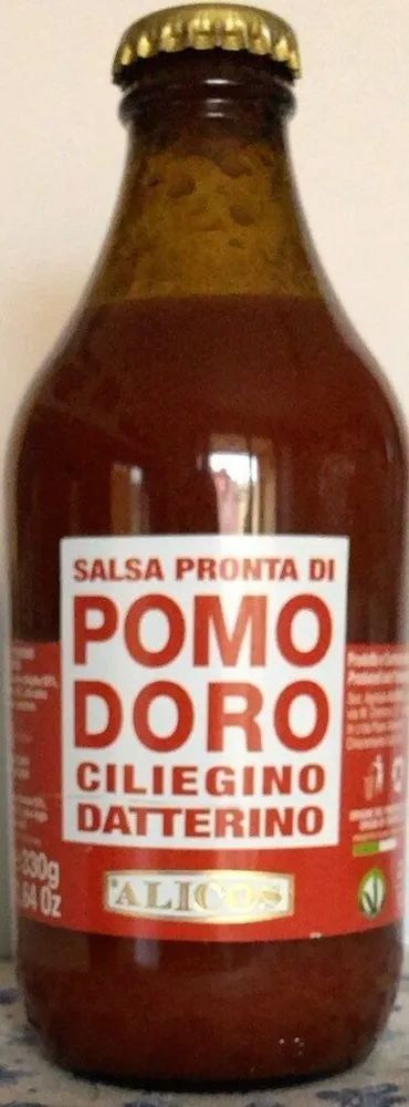 Salsa pronta di pomodoro ciliegino datterino