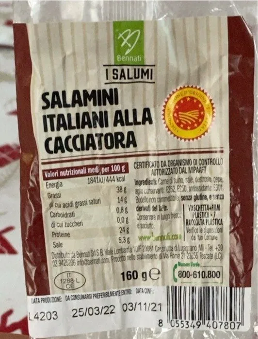 Salamini Italiani alla Cacciatora