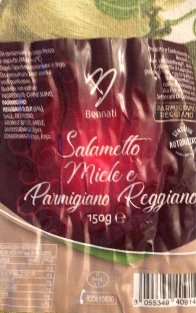 Salametto miele e parmigiano reggiano