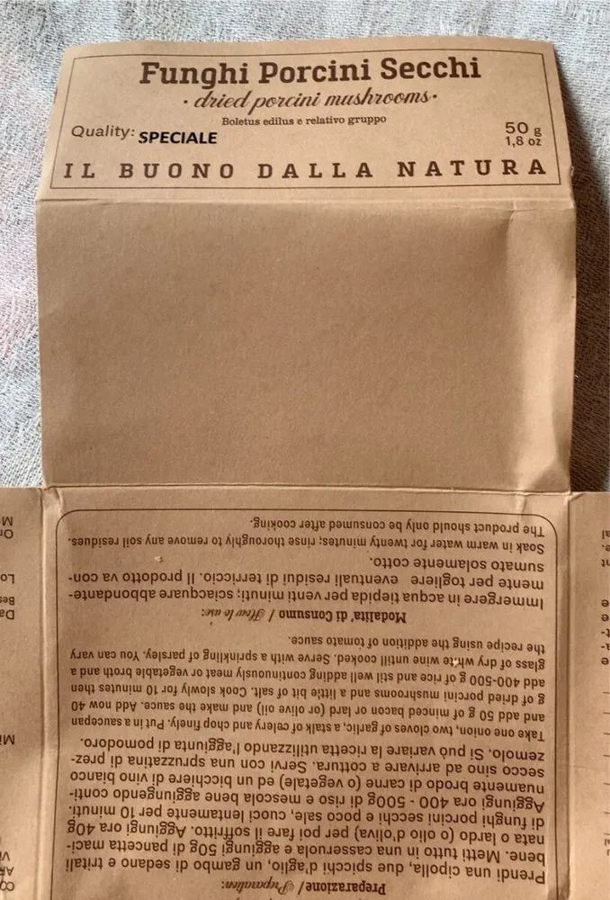 Funghi porcini secchi