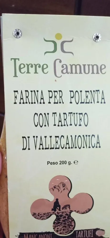Farina per polenta con tartufo di vallecamonica