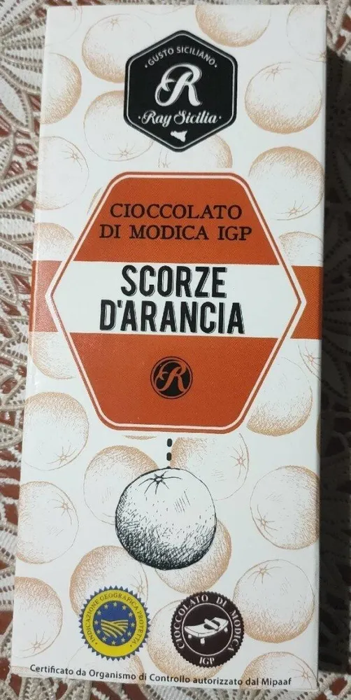 Cioccolato di Modica - Scorze d'arancia