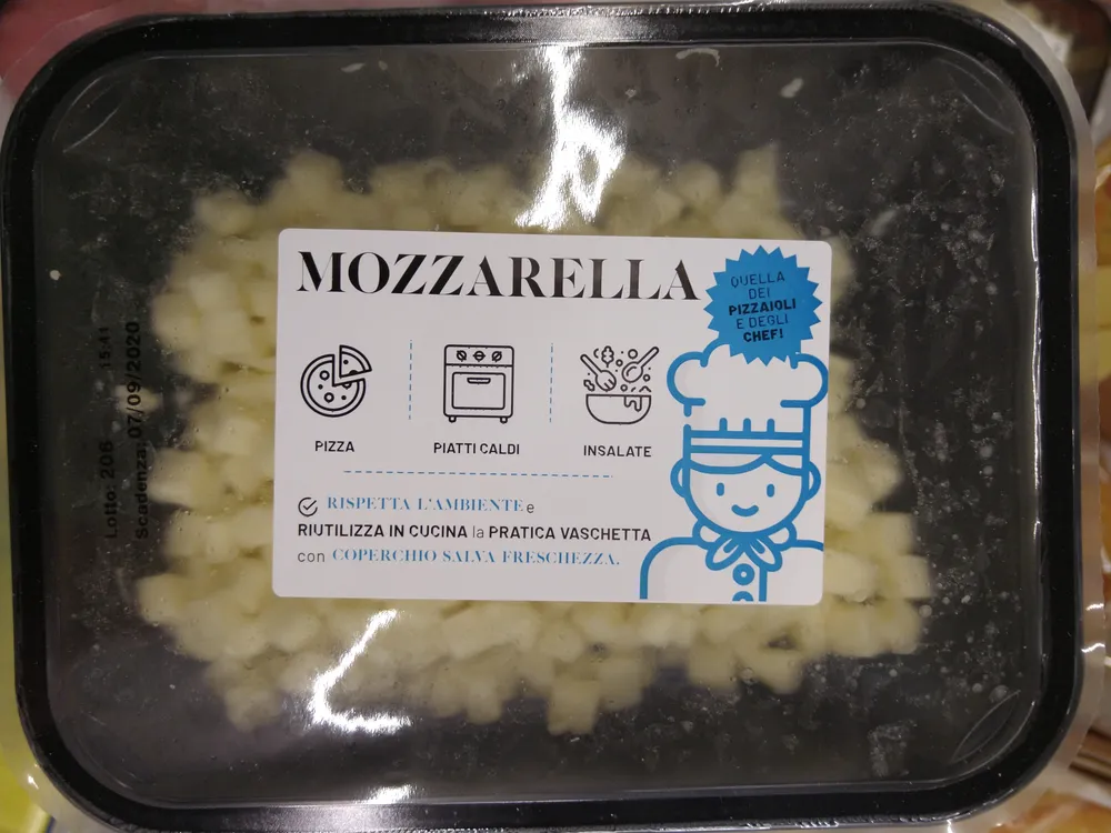 Mozzarella cubettina