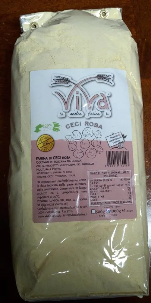 Farina di ceci rosa