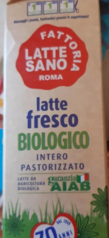 Latte fresco biologico