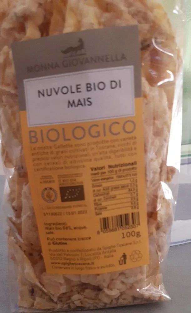 Nuvole bio di mais