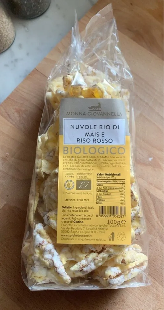 novole bio di mais e riso grosso