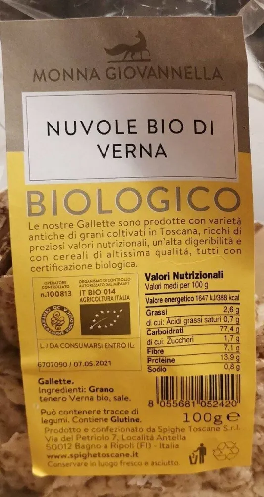Nuvole bio di verna