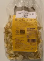 Nuvole bio di mais e piselli