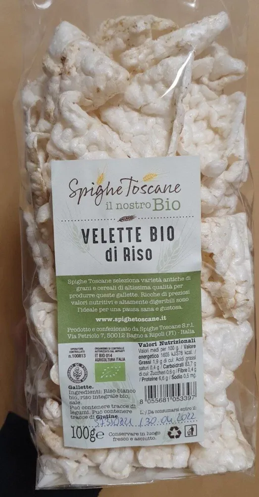 Velette bio di riso