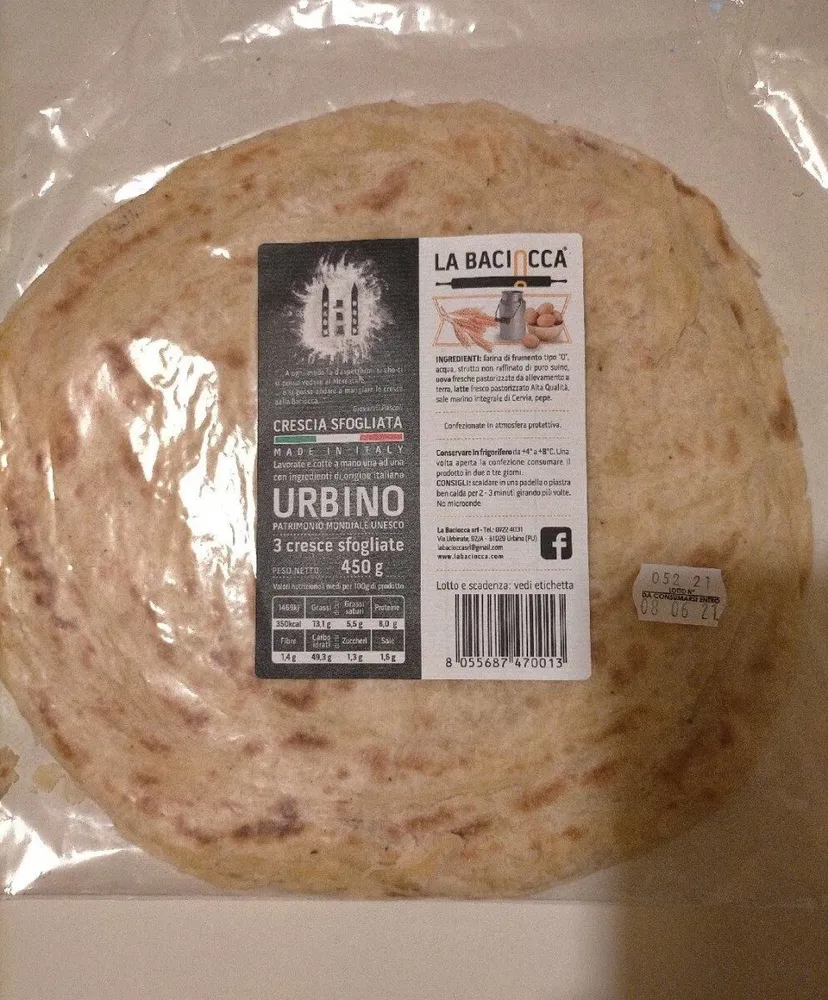 Crescia sfogliata