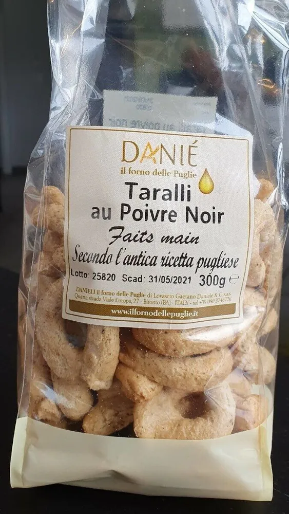 Taralli au poivre noir