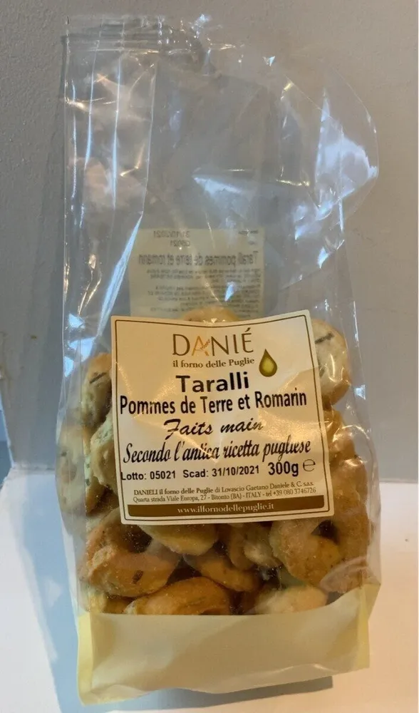 Taralli Pomme de Terre et Romarin