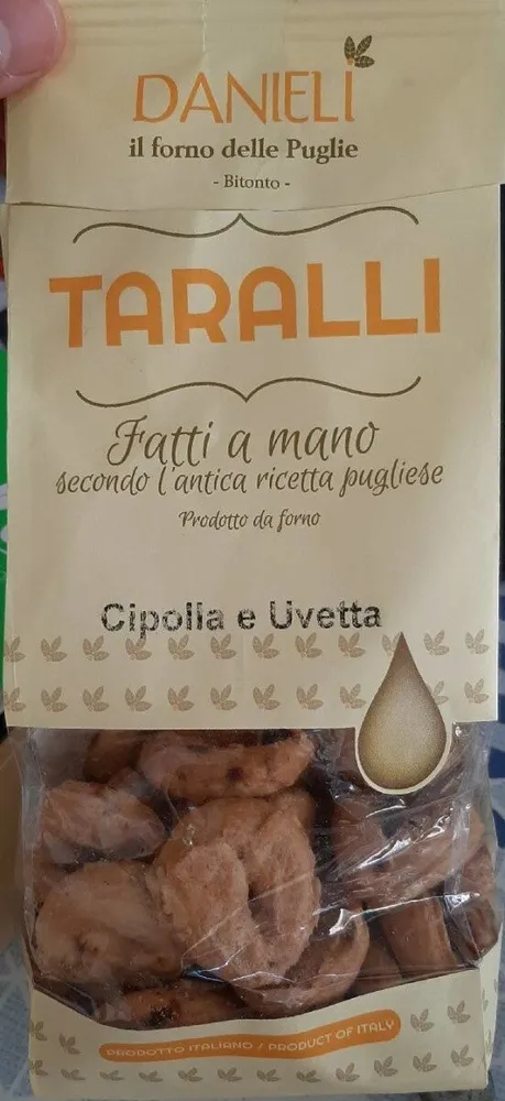 Taralli cipolla e uvetta