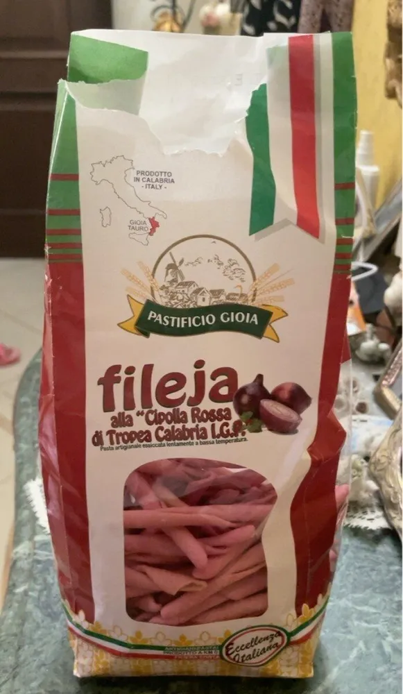 Fileja alla cipolla rossa di tropea