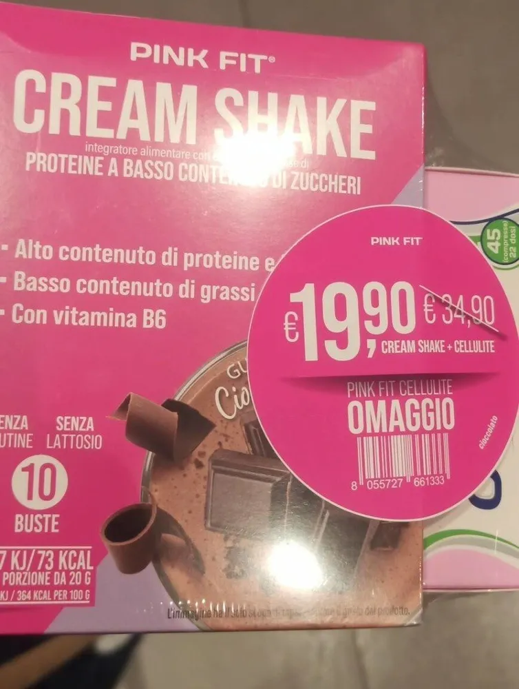 Cream shake pink fit