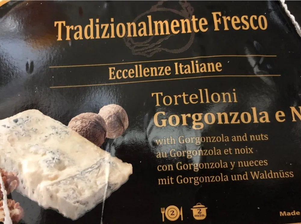 Tortelloni gorgonzola e noci