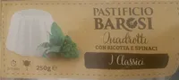Quadrotti con ricotta e spinaci