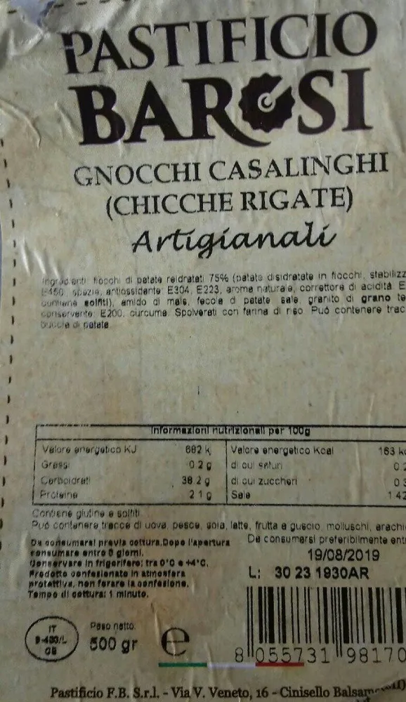 Gnocchi casalinghi