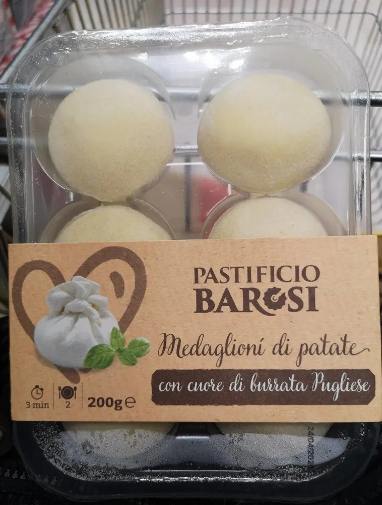 Medaglioni di Patate con cuore di burrata pugliese