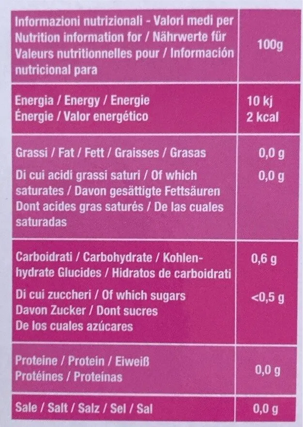 Infuso ai frutti rossi