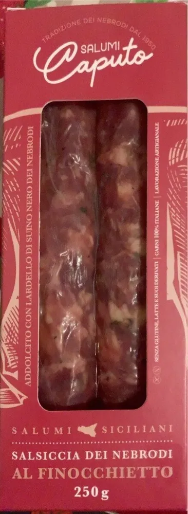 Salsiccia dei nebrodi al finocchietto