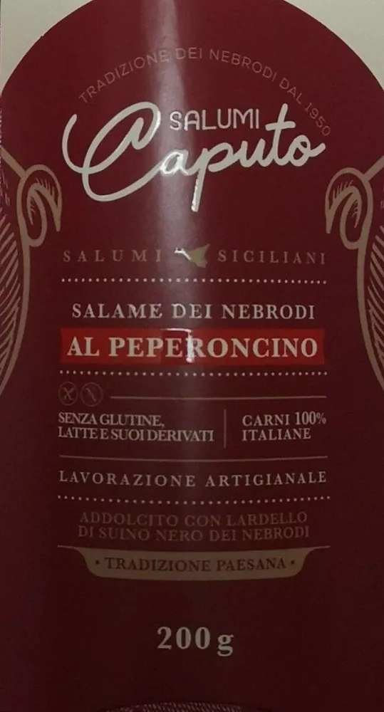 Salame dei Nebrodi al peperoncino