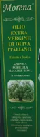 Olio extravergine di oliva italiano, Morena