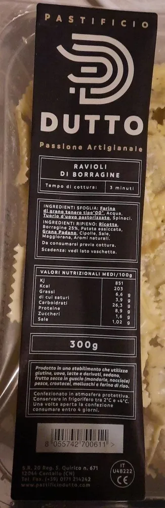 Ravioli di Borragine