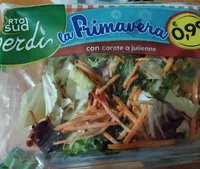 La primavera con carote a julienne