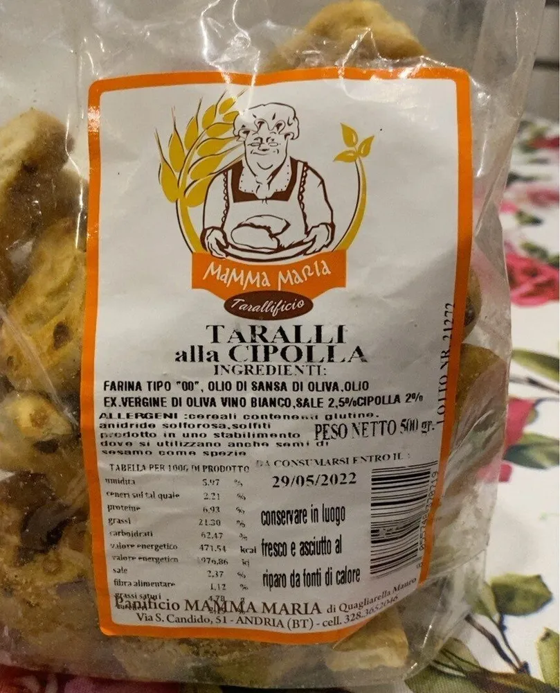 Taralli alla cipolla