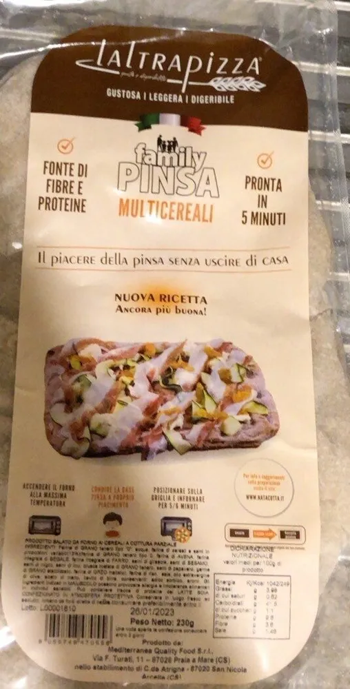Pinsa multicereali