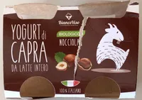 Yogurt di capra da latte intero alla nocciola