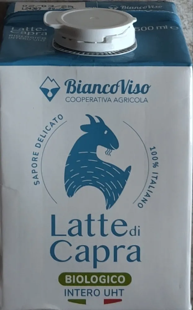 Latte di capra biologico intero UHT