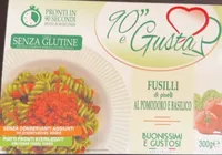 Fusilli di piselli al pomodoro e basilico