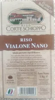 Riso vialone nano classico semilavorato