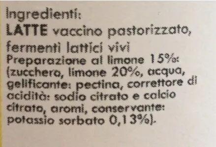 Lo yogurt artigianale - limone deidda