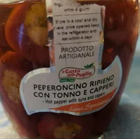 Peperoncino ripieno con tonno e capperi