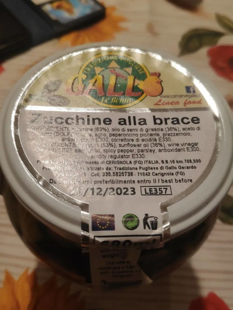 Zucchine alla brace