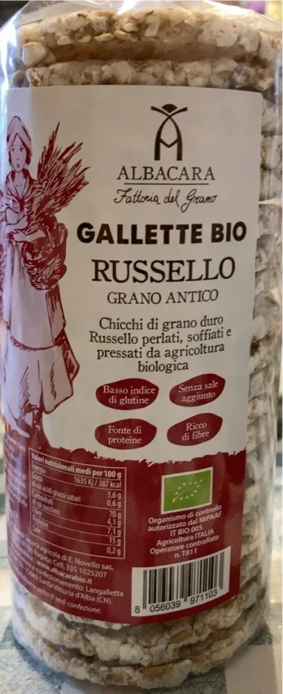 Gallette Bio Russello