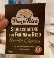 Schiacciatine con farina di riso