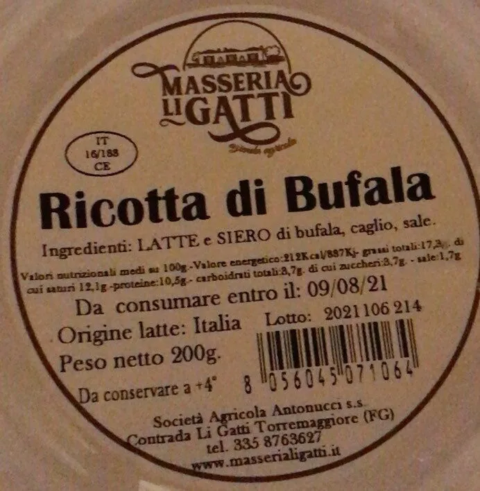Ricotta di bufala