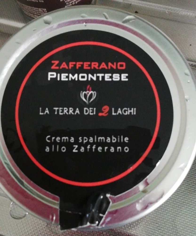 Crema spalmabile allo zafferano