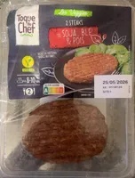 Steak soja, ble et pois