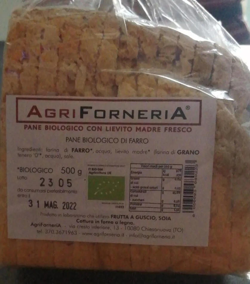Pane biologico di farro