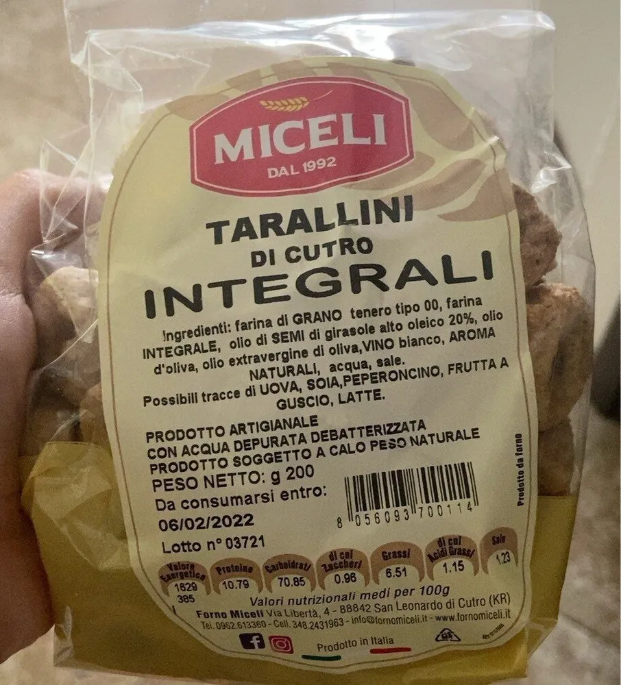 tarallini di cutro integrali