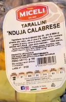 Tarallini 'nduja calabrese