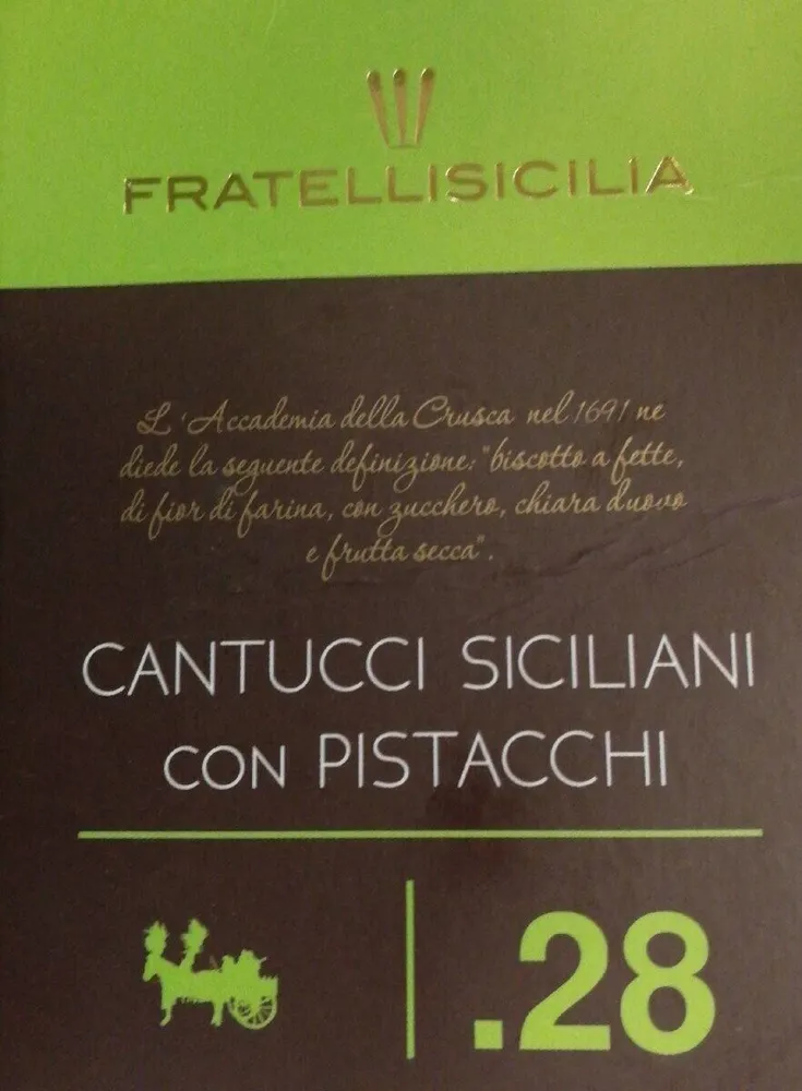 Cantucci siciliani con pistacchi