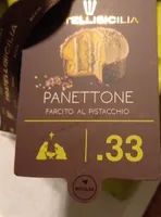 Panettone farcito al pistacchio